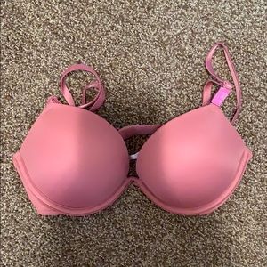 Pink Victoria secret push up bra